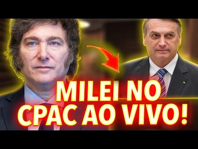 VEJA O DISCURSO DO MILEI AO VIVO NO CPAC, DESAFIANDO O LULA! PRESIDENTE DA ARGENTINA É BOLSONARO