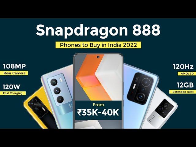 Best Snapdragon 888 Phones in India 2022 | From 35000 | Powerful Processor Smartphone | Gaming Phone