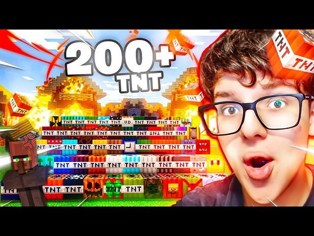 200+ MODOS TNT KIPRÓBÁLÁS A MINECRAFTBAN!