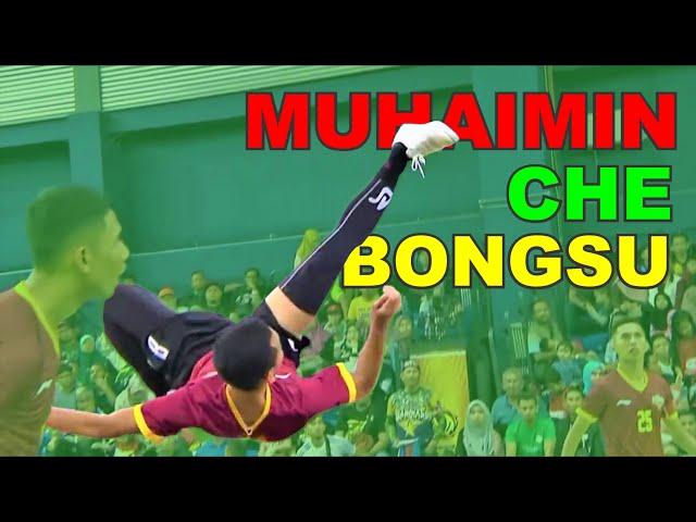 Sepak Takraw I CRAZY SUNBACK SPIKE MUHAIMIN CHE BONGSU