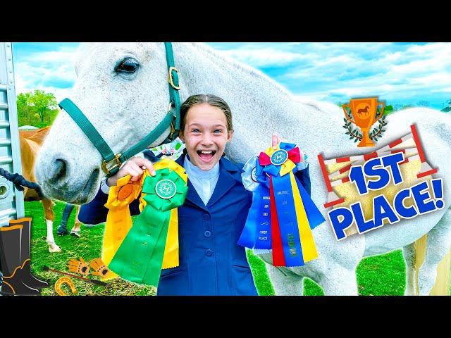 Addy's First Horse Show!