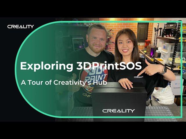 Creality User Story: Step inside the World of @3DPrintSOS  - Your Broken Benchy's Savior