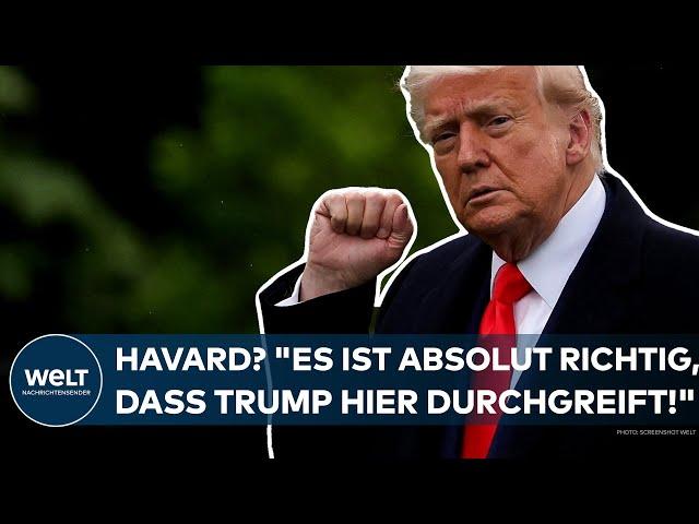 USA: Harvard? "Es ist absolut richtig, dass Trump hier durchgreift!" -  George Weinberg