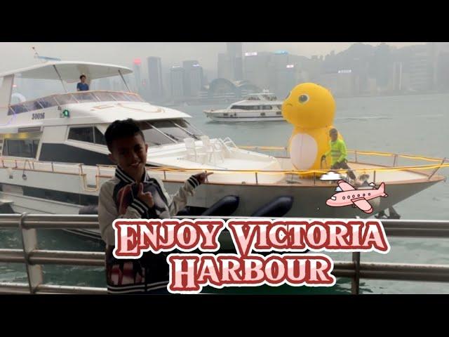 Enjoy Victoria Harbour with kids #video #travel #family #kids