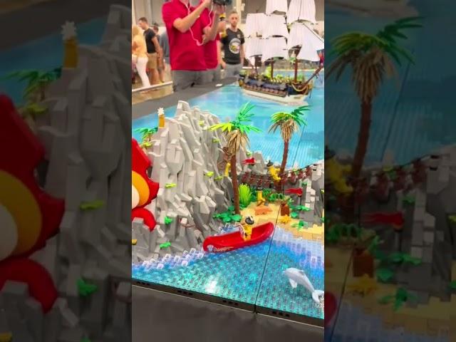 Incredible LEGO Islanders Display from BrickFair Virginia! #shorts #lego #legomoc