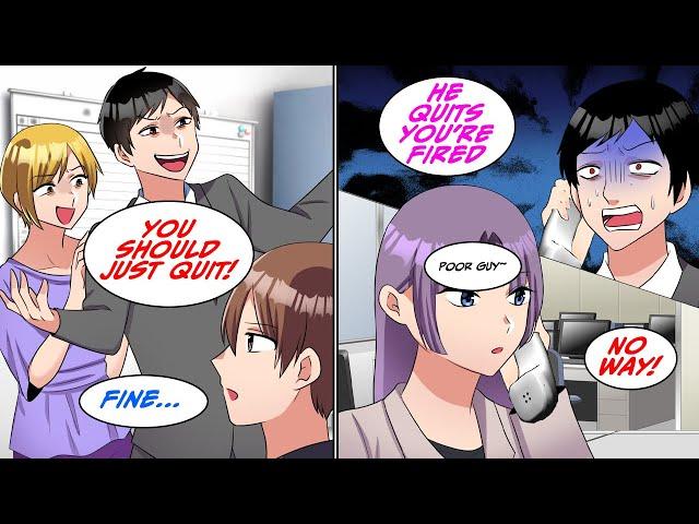 When the president's son who stole my girlfriend cut my contract, our biggest client... [Manga Dub]