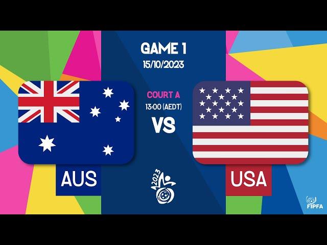 Australia vs USA - 2023 FIPFA Powerchair Football World Cup