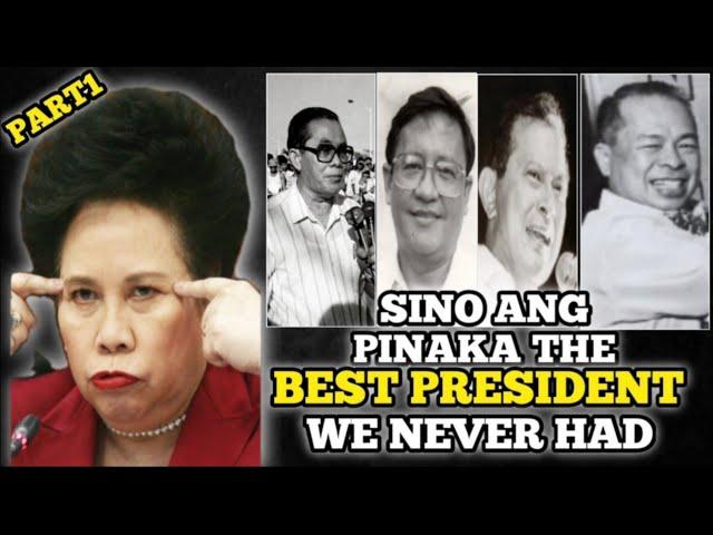 Best President we Never Had Part 1 Miriam Defensor Santiago Flavier Raul Roco Jovito Laurel.