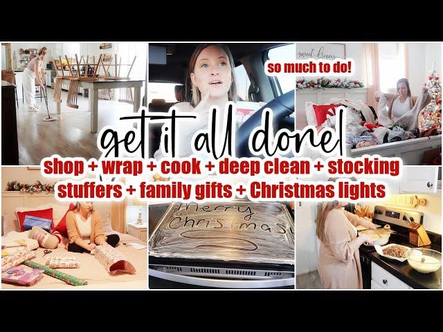  GET IT ALL DONE // shop + clean with me + wrap + breakfast casserole