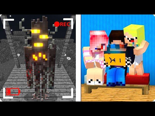 МЫ ЗАСНЯЛИ СКРИПУН НА СКРЫТЫЕ КАМЕРЫ В МАЙНКРАФТ! ШЕДИ ЛЕСКА И НУБИК MINECRAFT