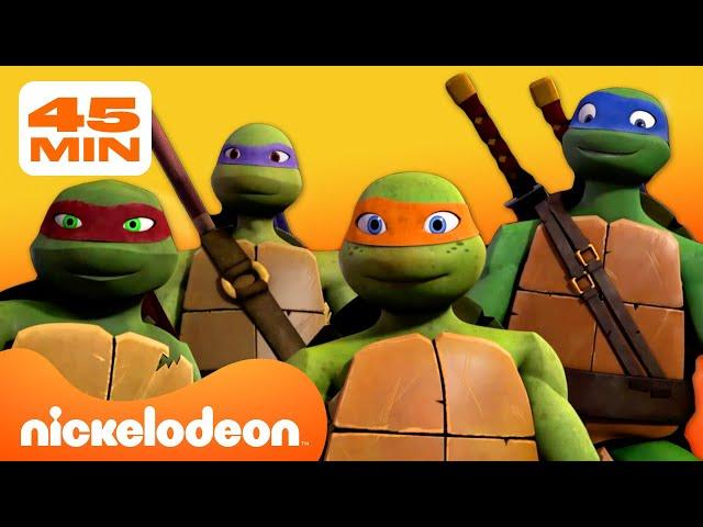 سلاحف النينجا المتحولة | سلاحف النينجا دون توقف لمدة 50 دقيقة متواصلة! | Nickelodeon Arabia