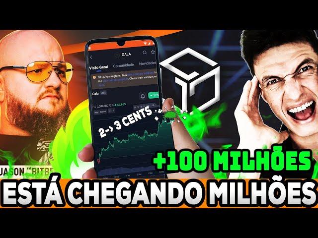 GALA GAMES RECEBE 100 MILHÕES MAIS MILHÕES BATE 1 DÓLAR  PREÇO e Previsão Preço Gala Hoje