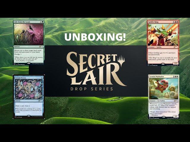 Magic: the Gathering Secret Lair 2019 Unboxing - All Seven Drops!