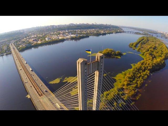 Kyiv aerial video. Киев аэросъемка