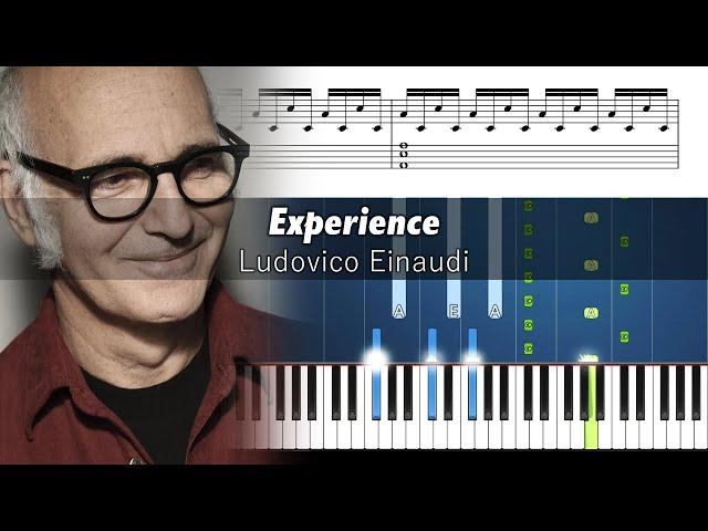 Ludovico Einaudi - Experience - Piano Tutorial with Sheet Music