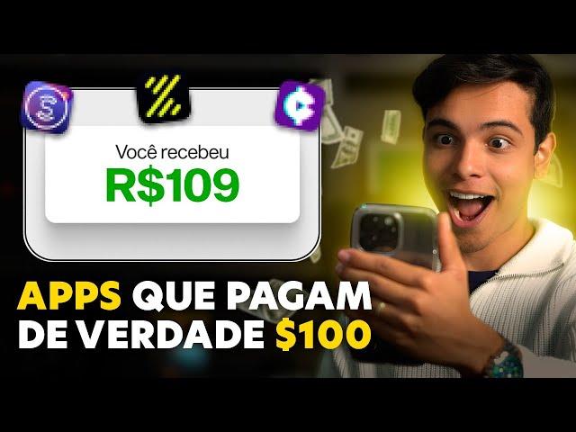 3 NOVOS APLICATIVOS PARA GANHAR DINHEIRO NA INTERNET PELO CELULAR - $100 Por Dia (Dinheiro online)