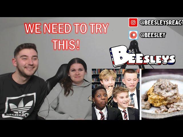 British Highschoolers Try Biscuits and Gravy for the First Time! (Reaction)