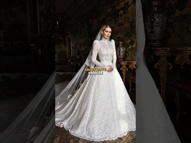 Lady Kitty Spencer's royal wedding: princess Diana's niece #kittyspencer #princessdiana #wedding