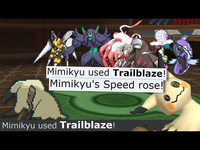 TRAILBLAZE MIMIKYU IS INSNANE IN GENERATION 9 | POKEMON SHOWDOWN