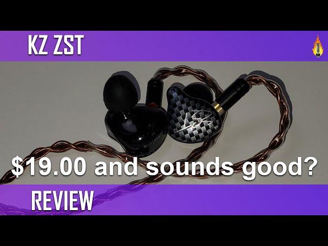 KZ ZST good sound for under $20 ..Is it possible?