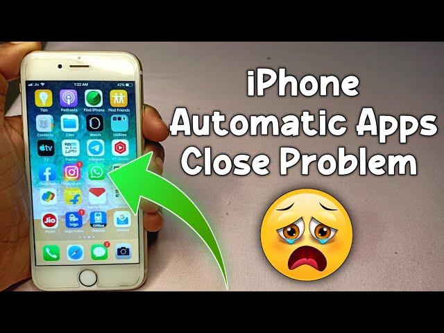 iPhone apps automatic close problem, app automatic close problem in iPhone, iPhone lagging problem