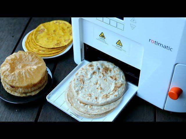 rotimatic review - automatic roti maker machine review + discount price - sponsored video