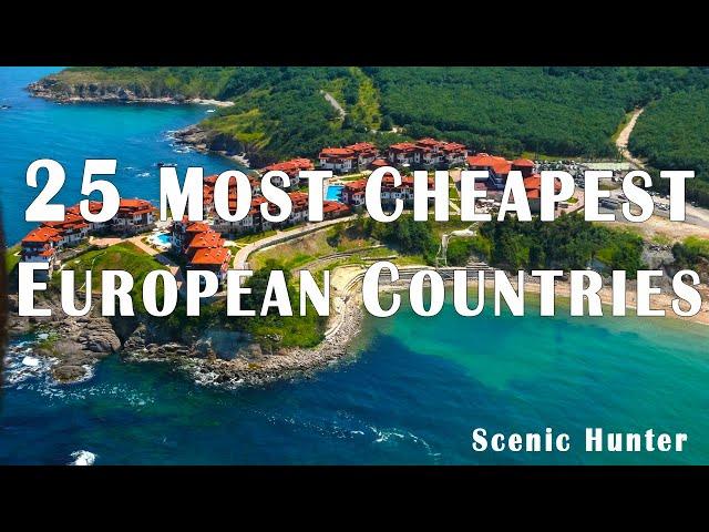 25 Best Cheapest Countries To Visit In Europe 2024 | Travel Guide 2024