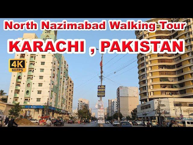 North Nazimabad Walking Tour | Karachi Pakistan | Full Mooni Vlogs | 4K UHD