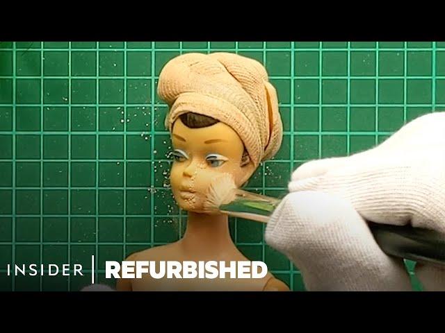 How A 1960s Swirl Ponytail Barbie Doll Is Professionally Restored | Refurbished