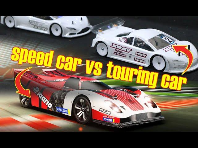 Rlaarlo AK-917 Speed car vs 1/10 Touring car.