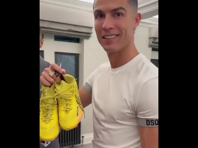Cristiano Ronaldo gifted Piers Morgan's son his Nike boots