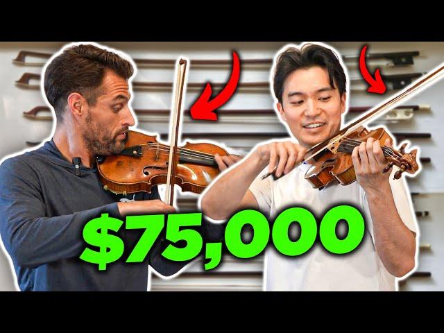 One of these is worth $75,000?! - How to pick a violin bow