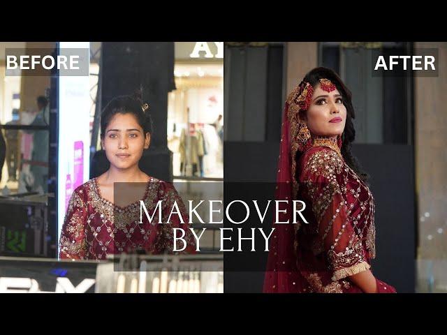 EHY | GLAMOROUS BRIDAL MAKEOVER | GRWM | EHY BEAUTY EXPERT | EHY LIFESTYLE |  MAKEUP BY SAIM GILL