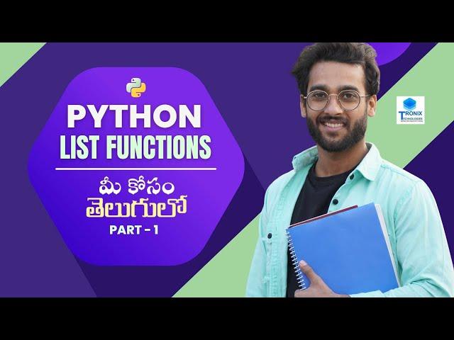 Easy tips to learn List functions in Python || Best Python Training || Python Full stack Course