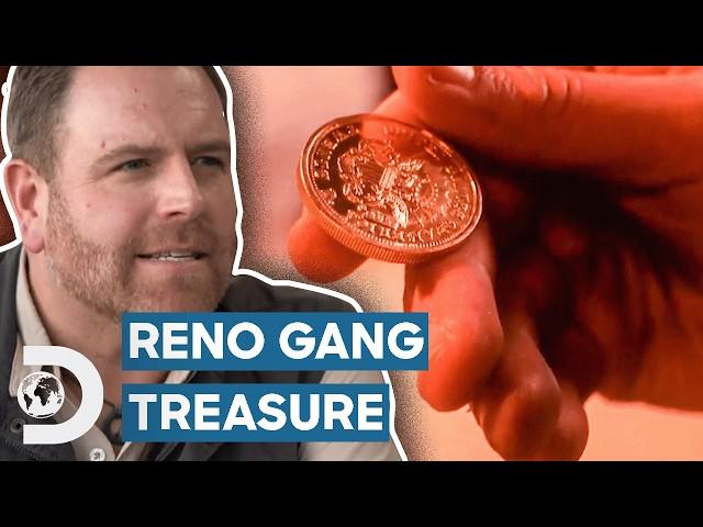 Josh Gates Discovers Lost Reno Gang Treasure At The Reno Homestead! | Expedition Unknown