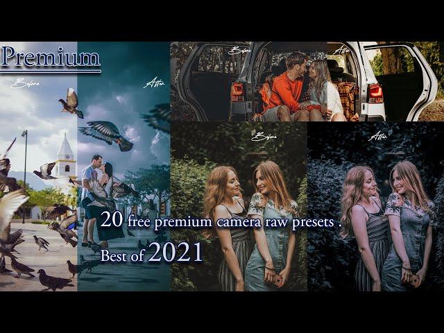 Top 20 Premium Cinematic Photoshop Camera Raw Presets Free download