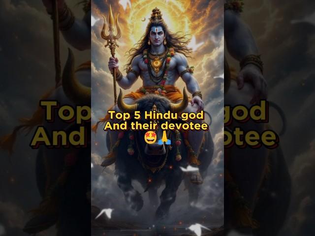 Top 5 Hindu god and their loyal devotee •||•  #shorts #hinduism #god