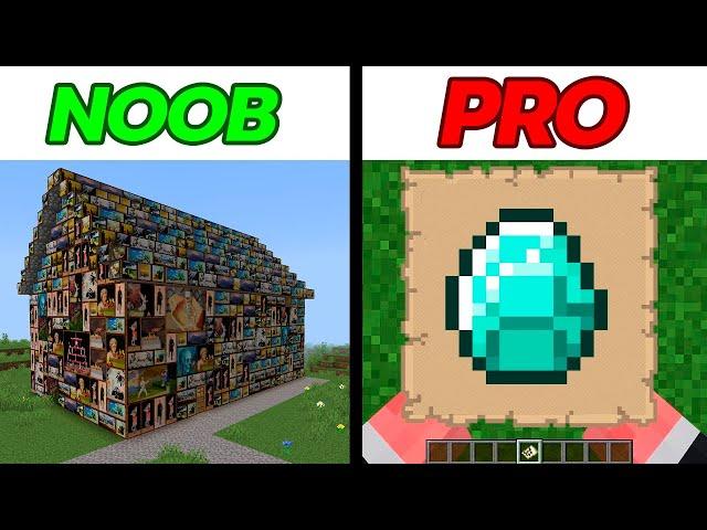 10 Ways To Prank Challenge: Minecraft Noob vs Pro