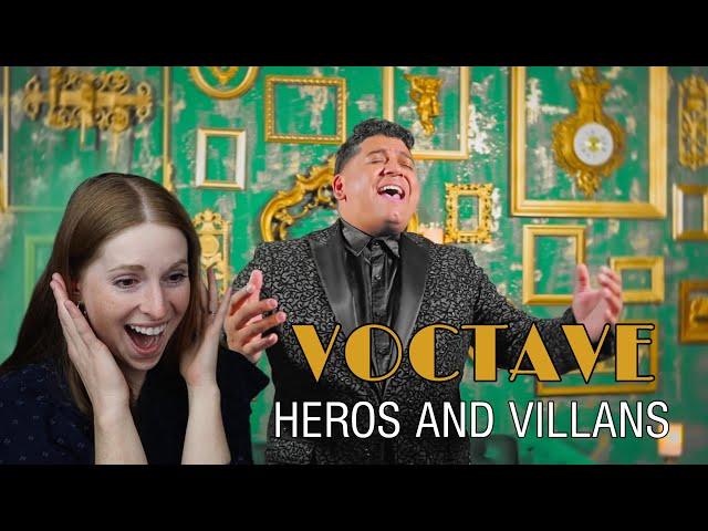 Voctave Hero's and Villain's Medley-Danielle Marie reacts