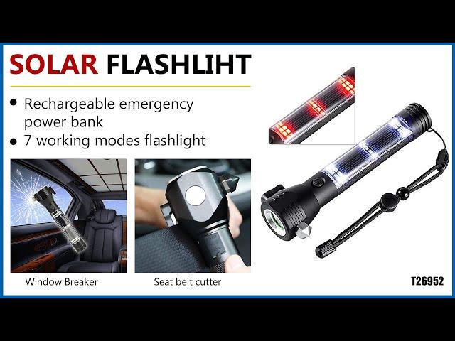 T26952   TIROFLX Solar Flashlight