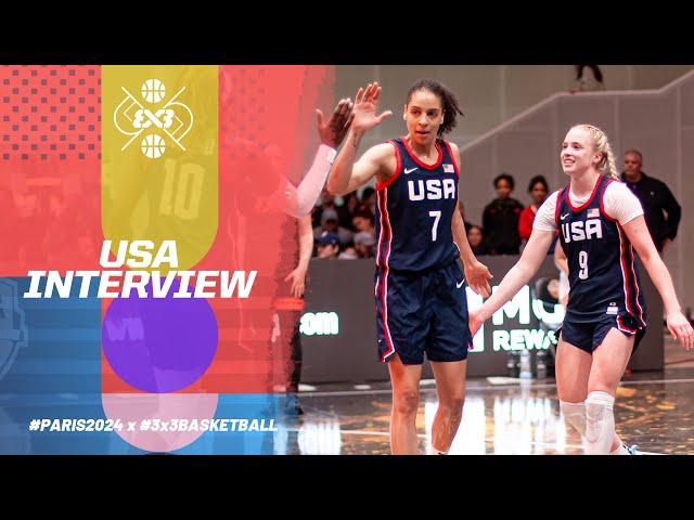USA's  Women Olympic Team | Interview | 3x3 Basketball