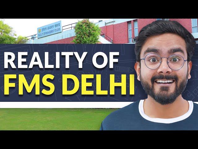 FMS Delhi PLACEMENT Reality | An Insight Into jobs and salaries at FMS Delhi