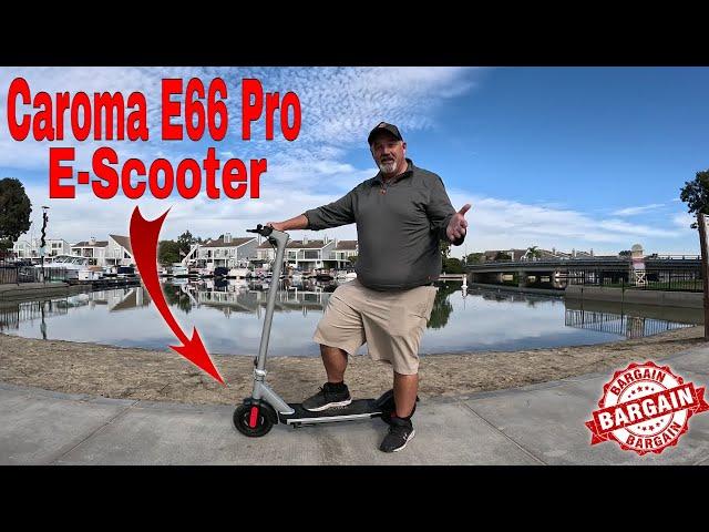 Big Guy vs Electric Scooter   || Caroma E66 Pro Review