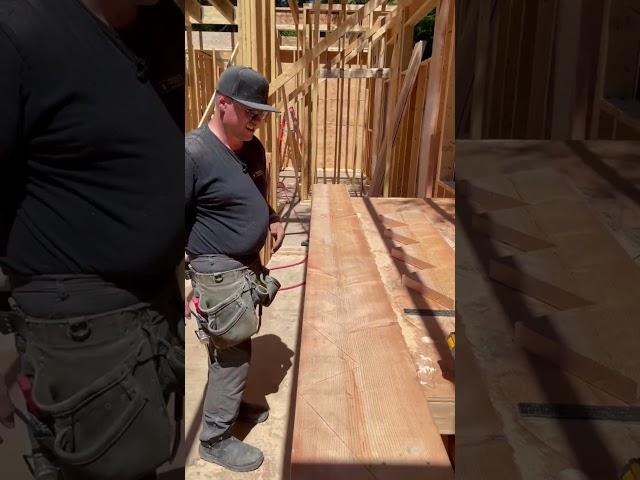 Stair Cutting Hack! #ogdencontracting #contractor #contractorservices #generalcontractor #home
