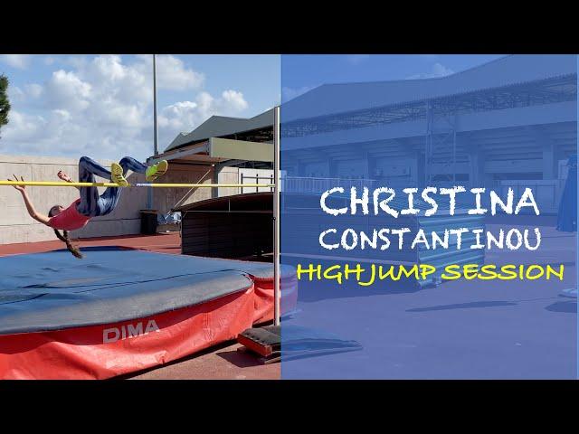 Christina Constantinou. High Jump Session