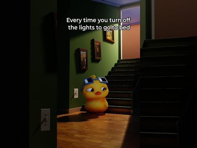 I am still scared of the dark #funny #lola #quack #animation #memes #meetquack #relatable
