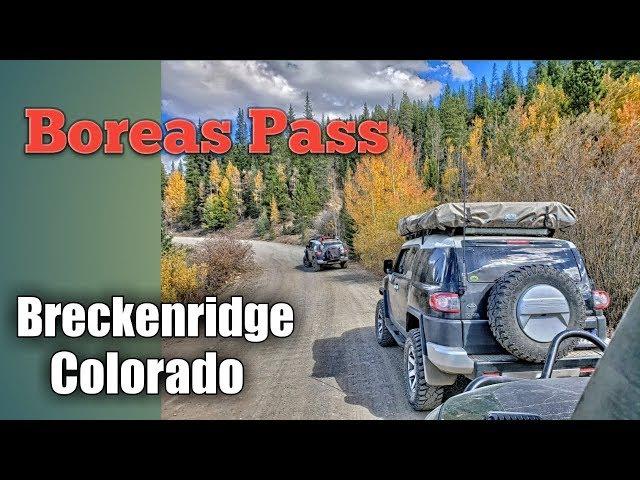 BOREAS PASS COLORADO - FJ Cruiser Fall Color Trail Ride!!!