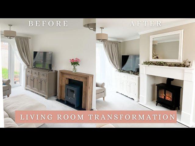 ADDING CHARACTER TO OUR NEW BUILD | faux fireplace & coving, before & afters | SURI | AD