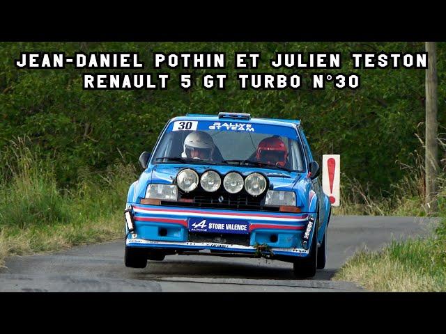 Rallye de la Drôme Paul Friedman 2024 - Renault 5 GT Turbo N°30 Jean-Daniel POTHIN et Julien TESTON