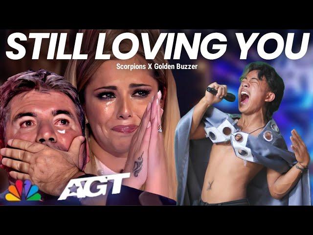 Golden Buzzer | Simon Cowell criying when he heard the song Scorpions with an extraordinary voice